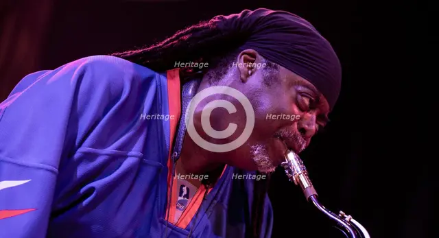 Courtney Pine Artist: Alan John Ainsworth.