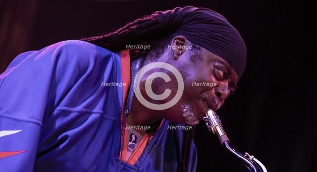 Courtney Pine Artist: Alan John Ainsworth.