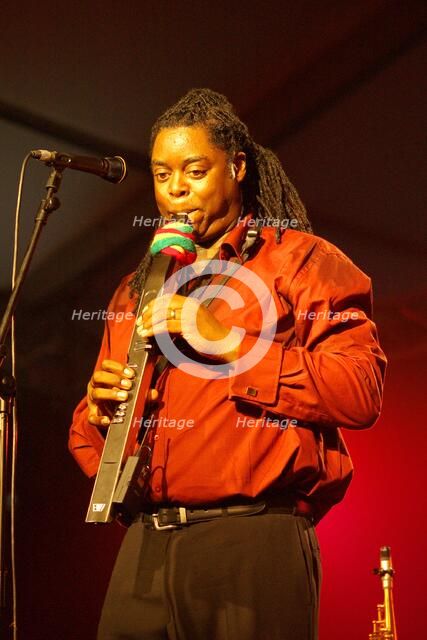 Courtney Pine, Brecon Jazz Festival, Powys, Wales, 2006. Artist: Brian O'Connor