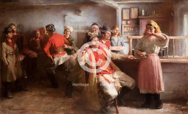 Courtship, 1894. Creator: Wlodzimierz Tetmajer.