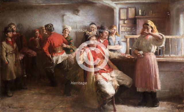 Courtship, 1894. Creator: Wlodzimierz Tetmajer.