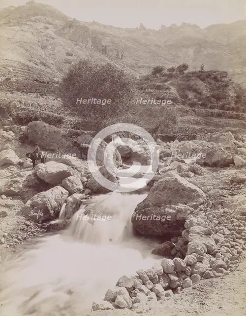 Cous du Kadisha, Monte Libon, 1860s-80s, printed ca. 1870. Creator: Felix Bonfils.