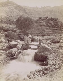 Cous du Kadisha, Monte Libon, 1860s-80s, printed ca. 1870. Creator: Felix Bonfils