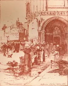 Coutances 1896, (1897). Artist: Charles John Watson