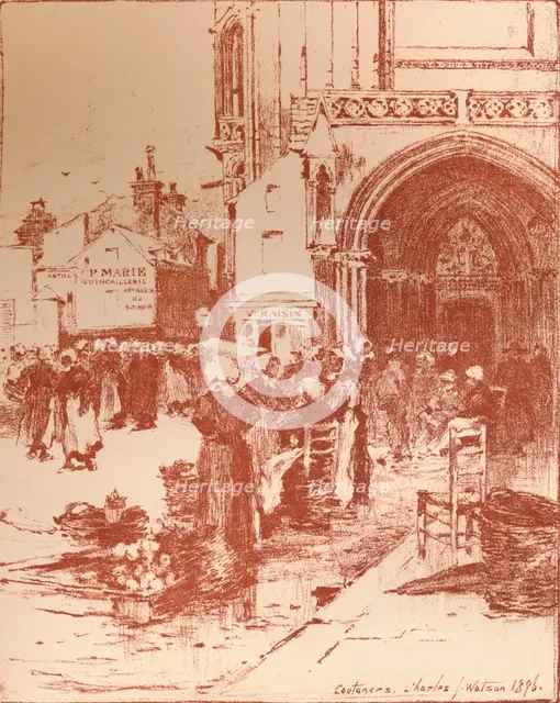 'Coutances', 1896, (1897). Artist: Charles John Watson.