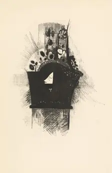 Couverture - Frontispiece, 1890. Creator: Odilon Redon