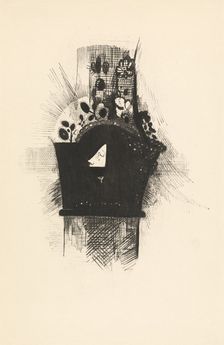 Couverture - Frontispiece, 1890. Creator: Odilon Redon