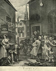 Covent Garden at Mid-Day 1738, (1925). Creator: William Hogarth