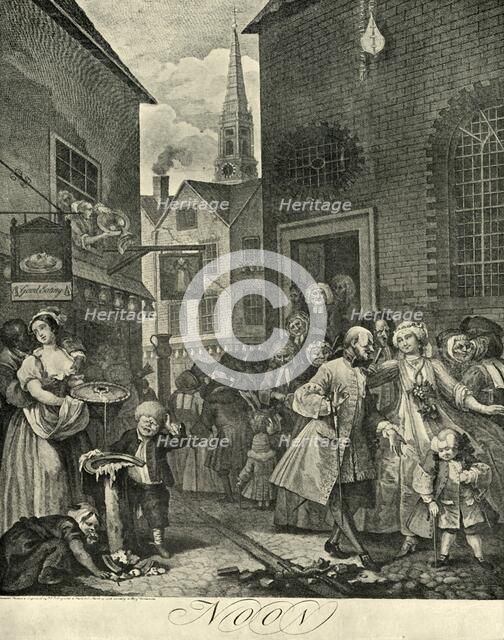 'Covent Garden at Mid-Day', 1738, (1925). Creator: William Hogarth.