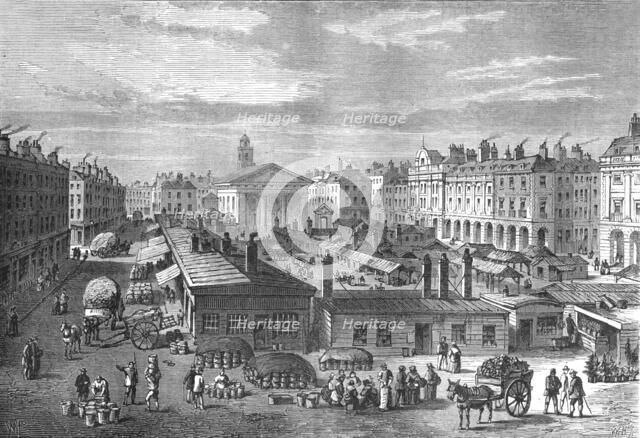 Covent Garden Market, c1820 (1897). Artist: Unknown.