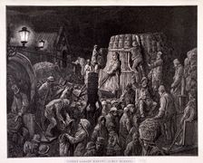 Covent Garden Market-Early Morning 1872. Artist: Gauchard Brunier