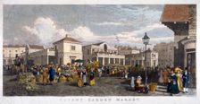 Covent Garden Market, Westminster, London, 1827. Artist: Frederick James Havell