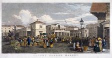 Covent Garden Market, Westminster, London, 1827. Artist: Frederick James Havell