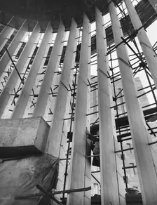 Coventry Cathedral, Priory Street, Coventry, 02/11/1961. Creator: John Laing plc