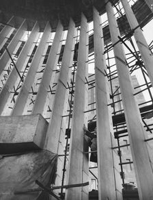 Coventry Cathedral, Priory Street, Coventry, 02/11/1961. Creator: John Laing plc