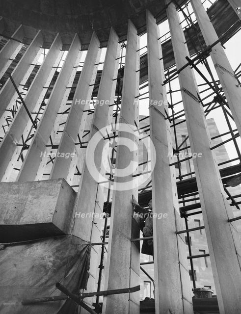 Coventry Cathedral, Priory Street, Coventry, 02/11/1961. Creator: John Laing plc.
