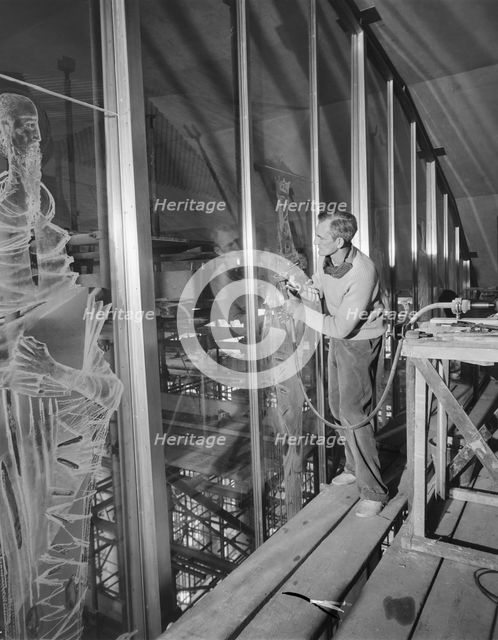 Coventry Cathedral, Priory Street, Coventry, 05/10/1961. Creator: John Laing plc.