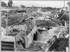 Coventry Cathedral, Priory Street, Coventry, 06/09/1955. Creator: John Laing plc