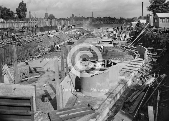 Coventry Cathedral, Priory Street, Coventry, 06/09/1955. Creator: John Laing plc.