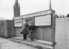 Coventry Cathedral, Priory Street, Coventry, 06/09/1955. Creator: John Laing plc