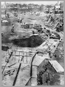 Coventry Cathedral, Priory Street, Coventry, 10/08/1955. Creator: John Laing plc