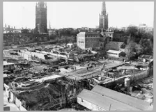 Coventry Cathedral, Priory Street, Coventry, 10/11/1955. Creator: John Laing plc