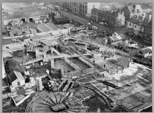 Coventry Cathedral, Priory Street, Coventry, 10/12/1955. Creator: John Laing plc