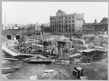 Coventry Cathedral, Priory Street, Coventry, 10/08/1955. Creator: John Laing plc