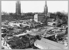 Coventry Cathedral, Priory Street, Coventry, 10/11/1955. Creator: John Laing plc