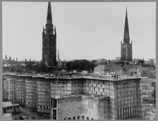Coventry Cathedral, Priory Street, Coventry, 11/02/1958. Creator: John Laing plc