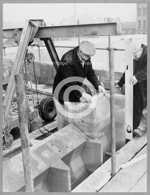 Coventry Cathedral, Priory Street, Coventry, 11/01/1957. Creator: John Laing plc.