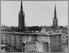 Coventry Cathedral, Priory Street, Coventry, 11/02/1958. Creator: John Laing plc
