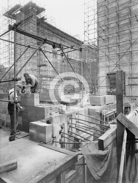 Coventry Cathedral, Priory Street, Coventry, 11/08/1959. Creator: John Laing plc.