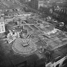 Coventry Cathedral, Priory Street, Coventry, 12/1955. Creator: John Laing plc