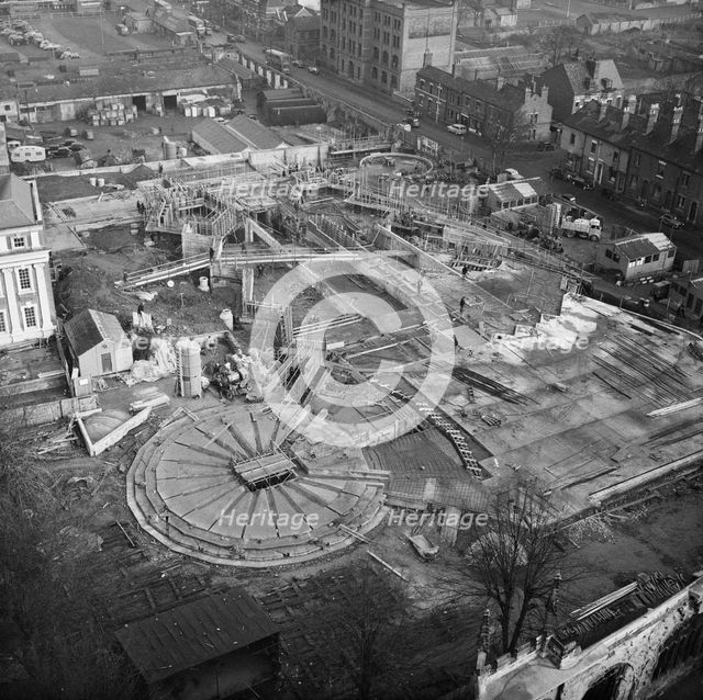 Coventry Cathedral, Priory Street, Coventry, 12/1955. Creator: John Laing plc.
