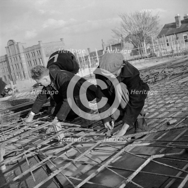 Coventry Cathedral, Priory Street, Coventry, 17/01/1956. Creator: John Laing plc.