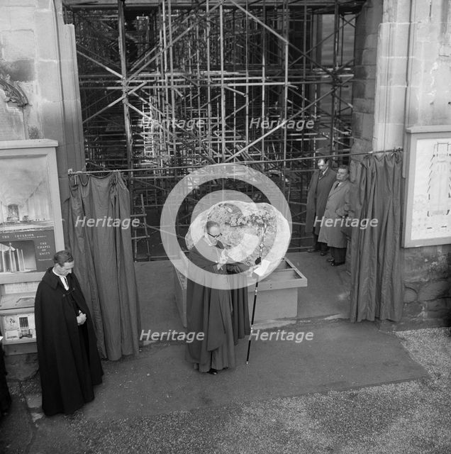 Coventry Cathedral, Priory Street, Coventry, 22/12/1960. Creator: John Laing plc.