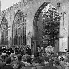 Coventry Cathedral, Priory Street, Coventry, 22/12/1960. Creator: John Laing plc