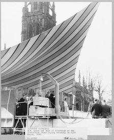Coventry Cathedral, Priory Street, Coventry, 23/03/1956. Creator: John Laing plc