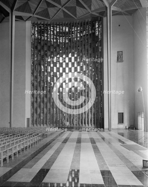 Coventry Cathedral, Priory Street, Coventry, 23/05/1962. Creator: John Laing plc.