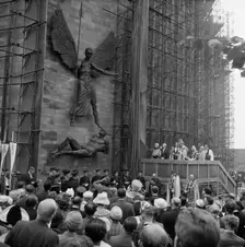 Coventry Cathedral, Priory Street, Coventry, 24/06/1960. Creator: John Laing plc