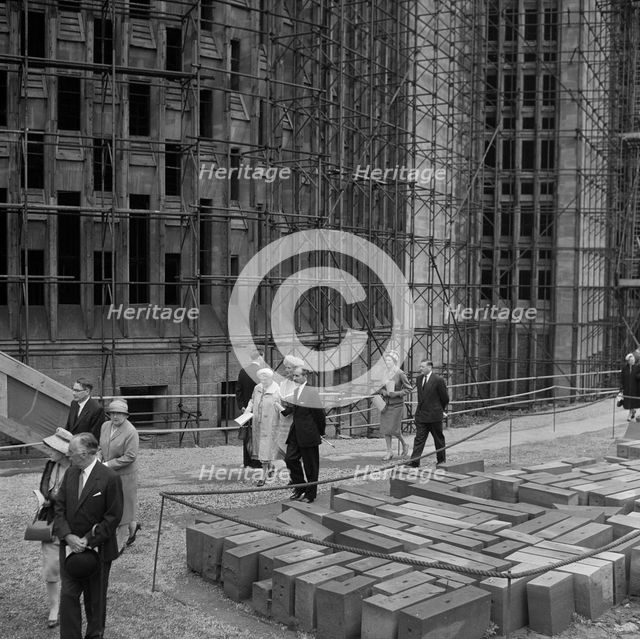 Coventry Cathedral, Priory Street, Coventry, 24/06/1960. Creator: John Laing plc.