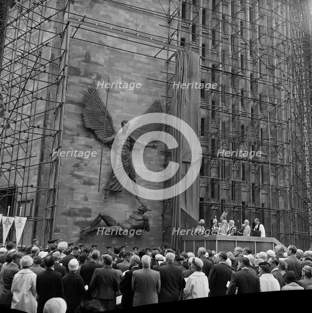 Coventry Cathedral, Priory Street, Coventry, 24/06/1960. Creator: John Laing plc.