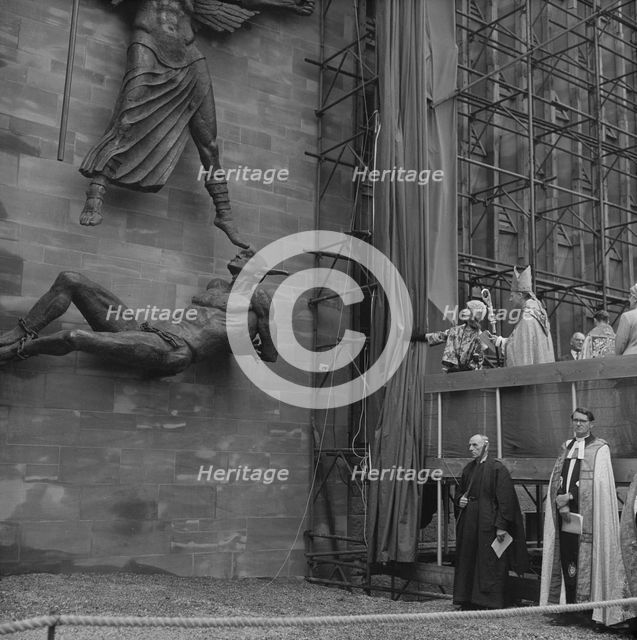 Coventry Cathedral, Priory Street, Coventry, 24/06/1960. Creator: John Laing plc.