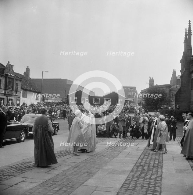 Coventry Cathedral, Priory Street, Coventry, 25/05/1962. Creator: John Laing plc.