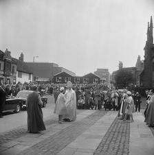 Coventry Cathedral, Priory Street, Coventry, 25/05/1962. Creator: John Laing plc