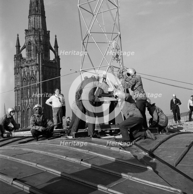 Coventry Cathedral, Priory Street, Coventry, 26/04/1962. Creator: John Laing plc.