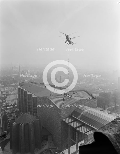 Coventry Cathedral, Priory Street, Coventry, 26/04/1962. Creator: John Laing plc.