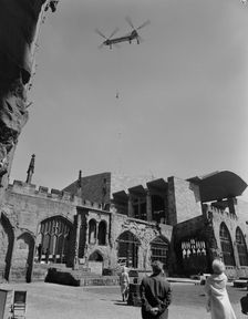 Coventry Cathedral, Priory Street, Coventry, 26/04/1962. Creator: John Laing plc