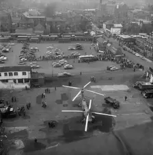 Coventry Cathedral, Priory Street, Coventry, 26/04/1962. Creator: John Laing plc